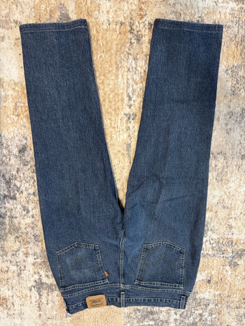 Levi's Straight Fit Dark Blue Jeans